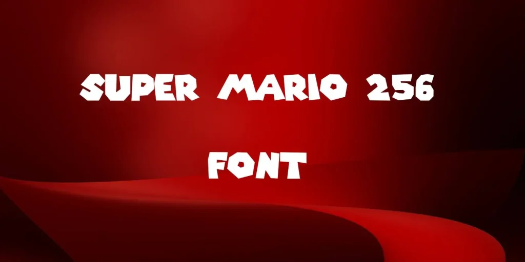 Super Mario 256 Font