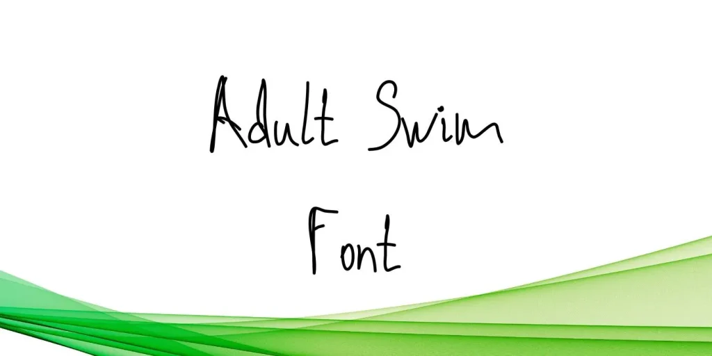 adult swim font