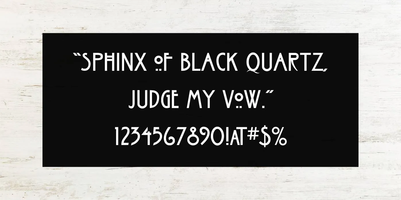 American Horror Story Font Preview