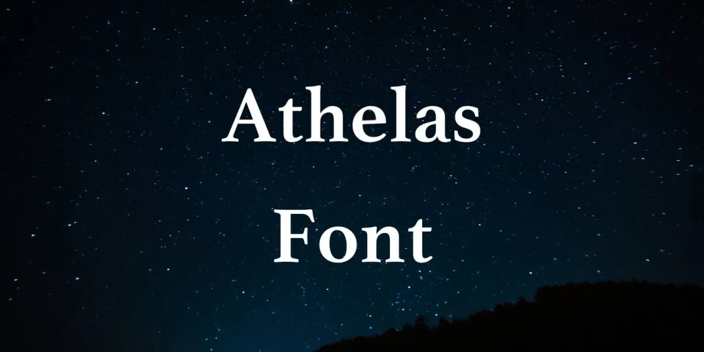 Athelas Font