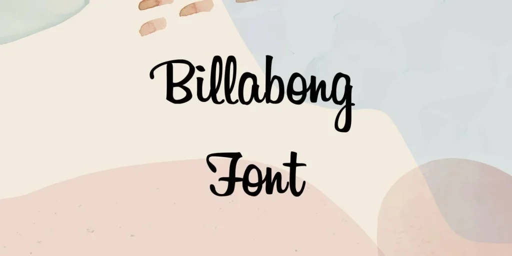 Billabong Font