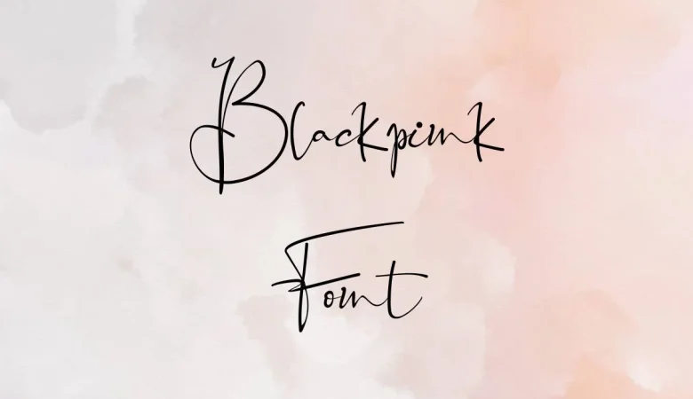 blackpink font