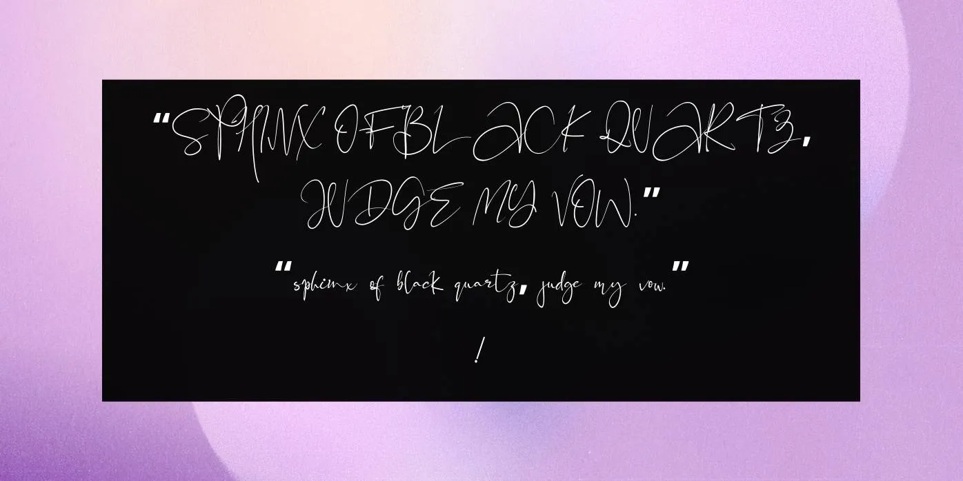 BLACKPINK Font Preview