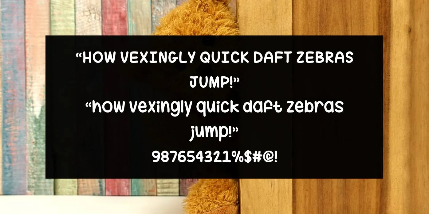 Hug Me Tight Font Preview