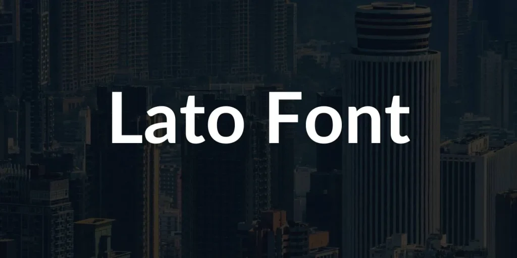 Lato Font Free Download