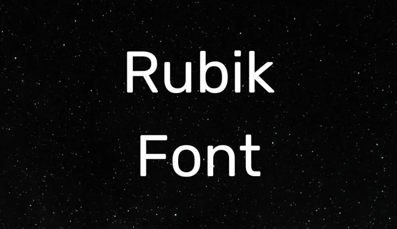 Rubik Font