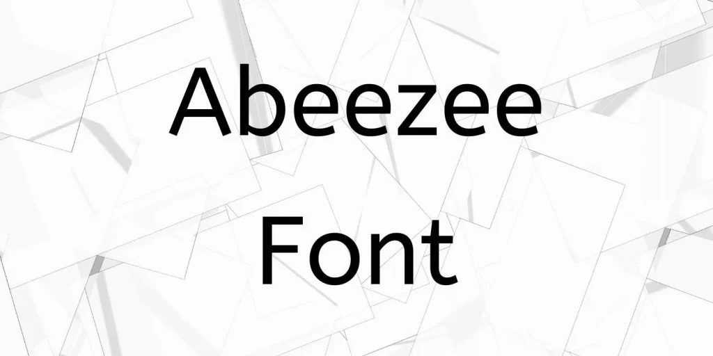 ABeeZee Font