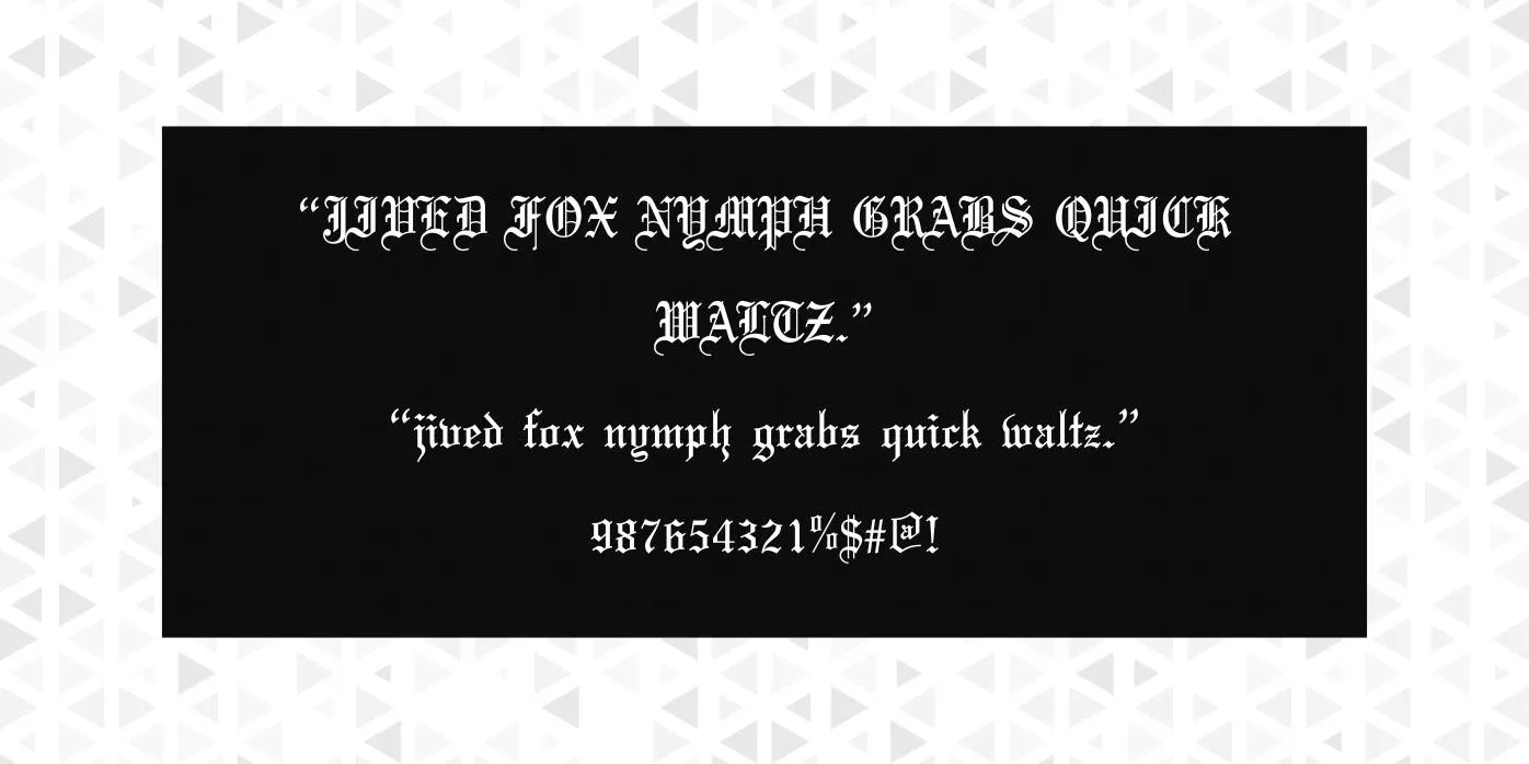 Olde English Font