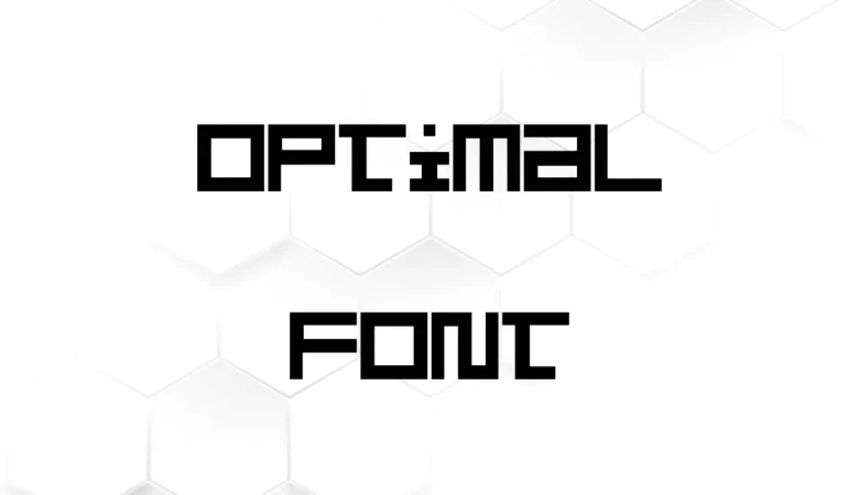 Optimal Font