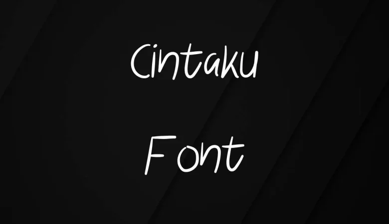 Cintaku Font