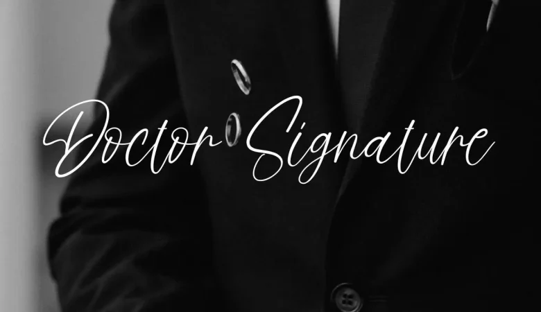 Doctor Signature Font
