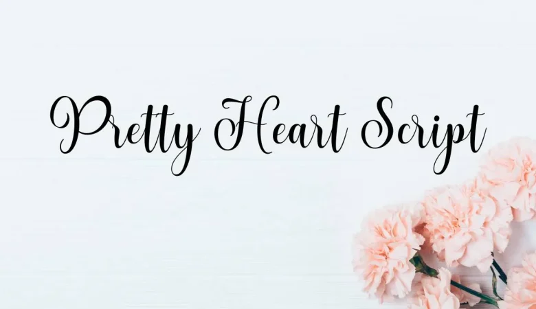 Pretty Heart Script Font