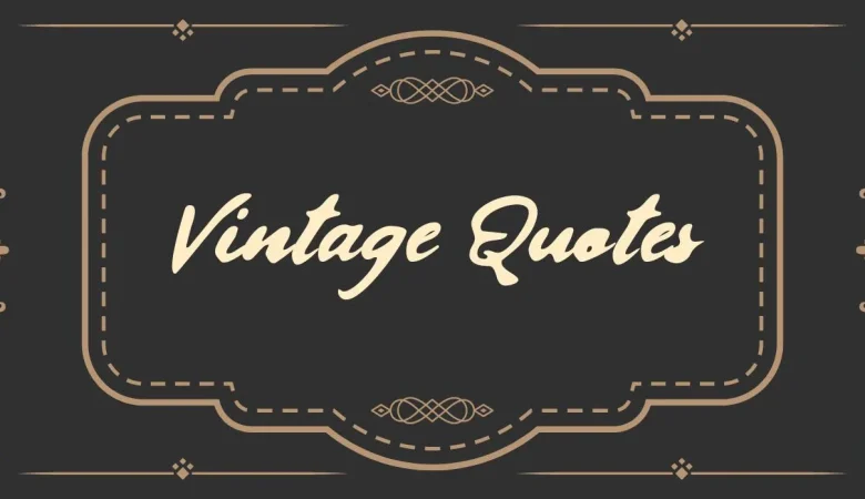 Vintage Quotes Font
