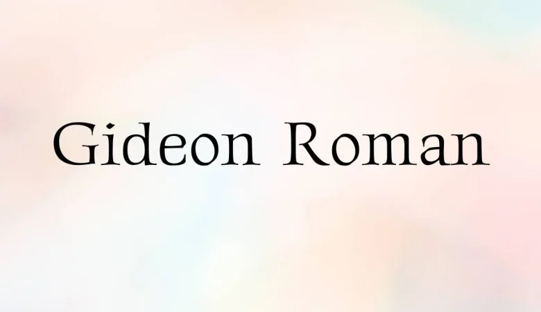 Gideon Roman Font