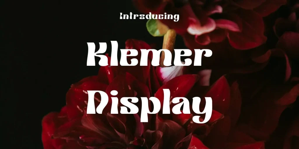 Klemer Display Font
