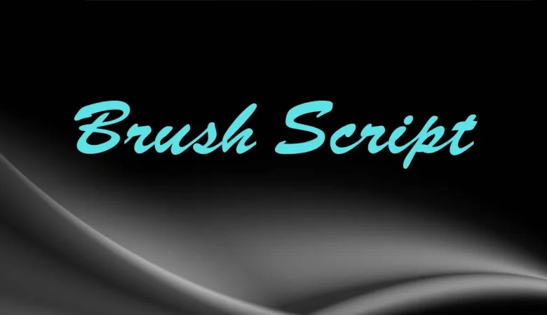 Brush Script Font