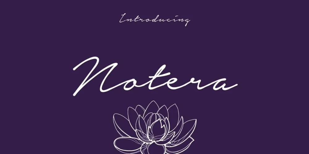 Notera Notera Font Free Download