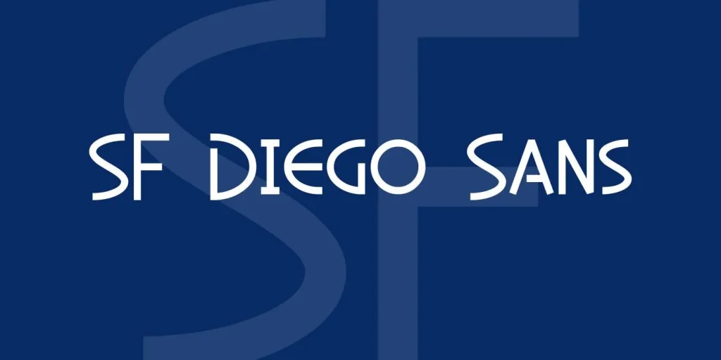 Sf Diego Sans Font