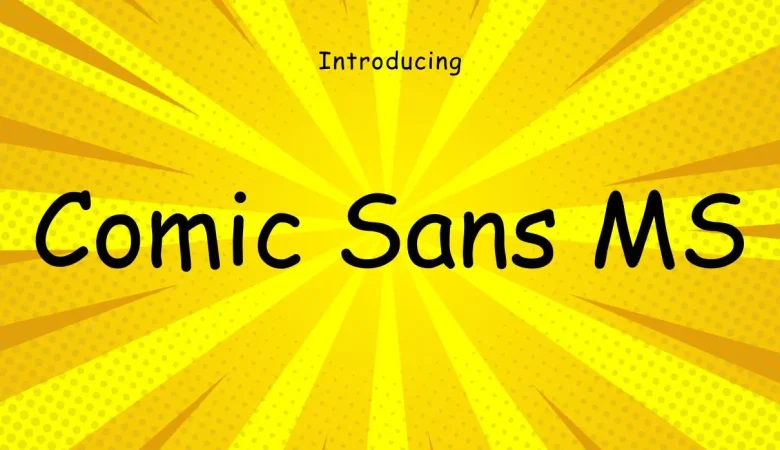 Comic Sans MS Font