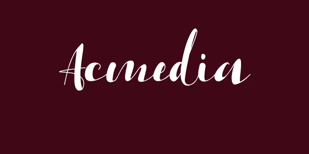Acmedia Font