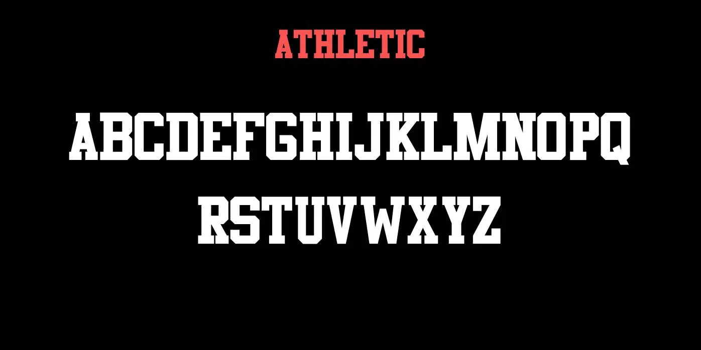 Athletic Font