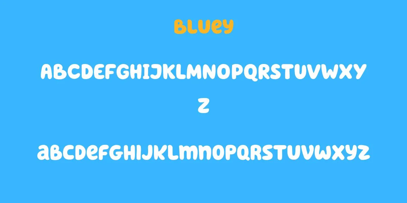 Bluey Font