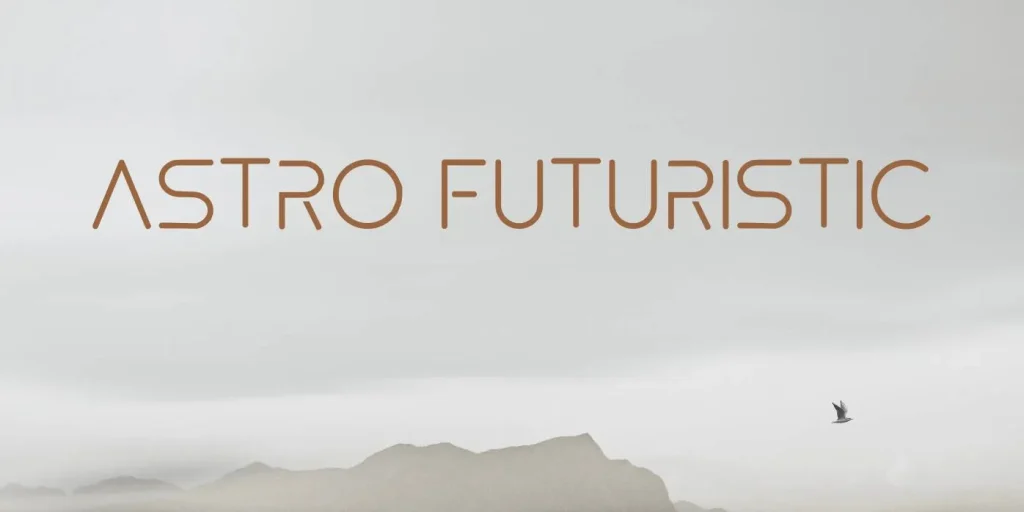 Astro Futuristic Font