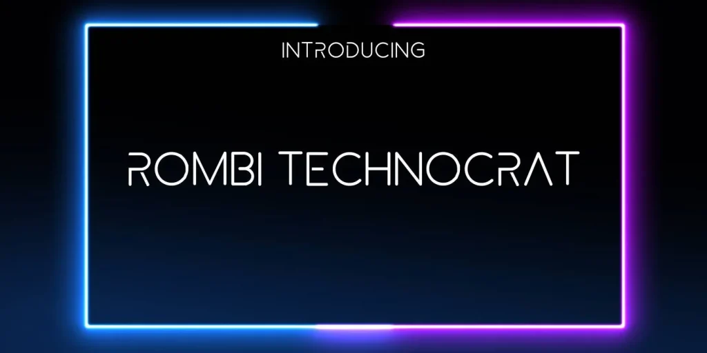 Rombi Technocrat Font