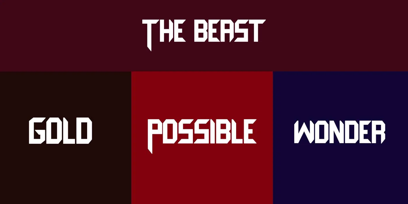 The Beast Font
