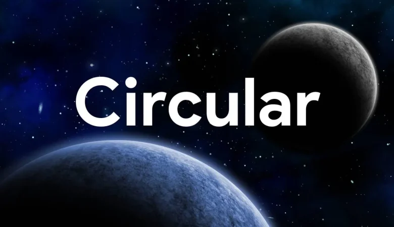 Circular Font