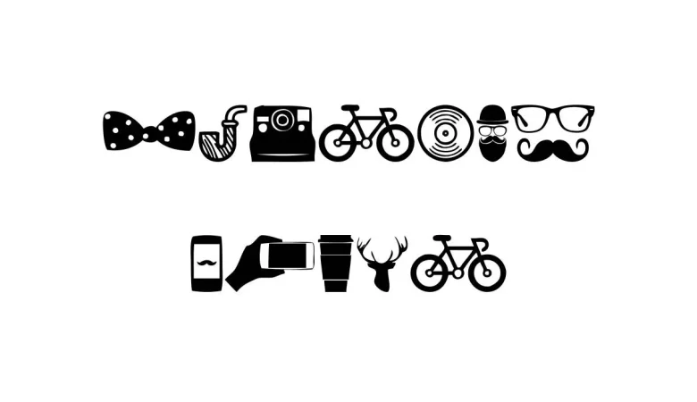 Hipster Icons Font