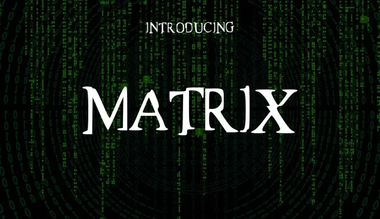 Matrix Font