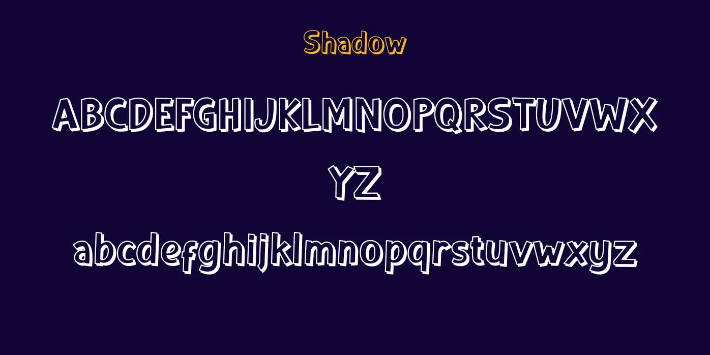 Shadow Font